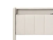 LED postelja BEAULIEU Bež 160 x 200 cm z vhodom USB s prostorom za shranjevanje_993541