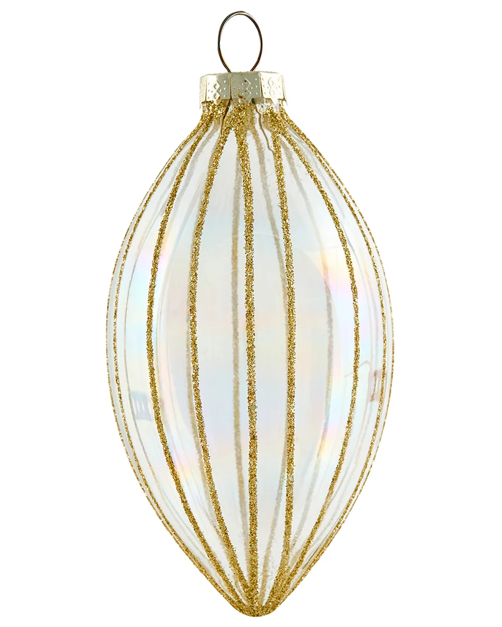 Weihnachtskugel 50er Set SPARKLE Glas Rot / Gold_1027947