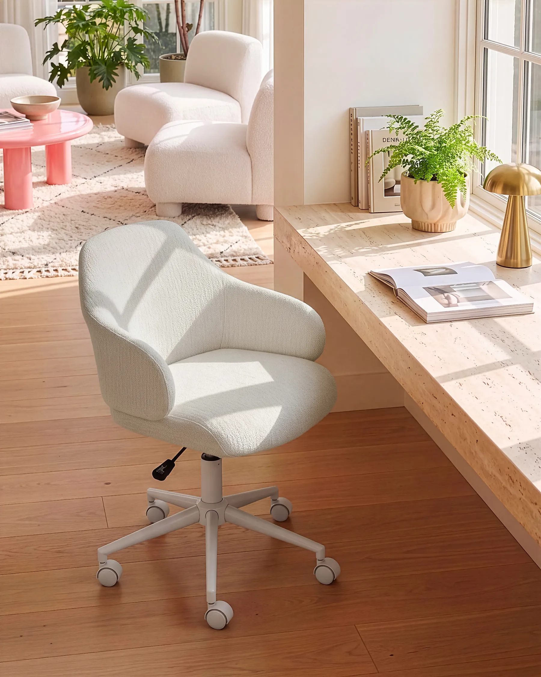 Desk Chair RIVLAV Off-White_1159609