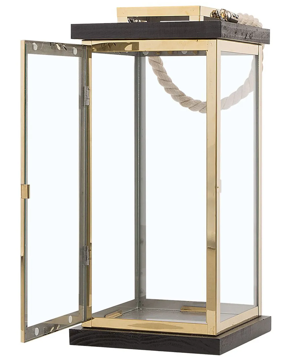 Lantern BORNEO 41 cm Metal Brass_722947