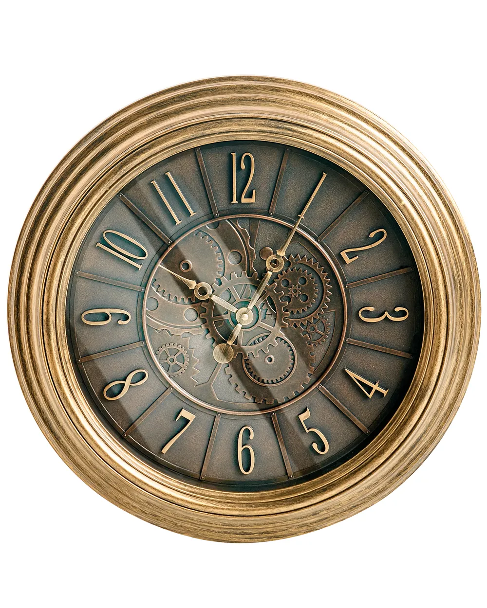 Wanduhr CAUDETE 50 cm Gold