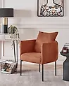 Sessel MALMOS Stoff Goldbraun