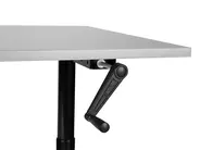 Manual Adjustable Standing Desk DESTINAS 120 cm 72 cm Grey/ Black_899124