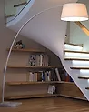 Stehlampe BENUE Metall Weiß