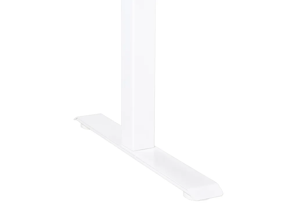 Schreibtisch elektrisch höhenverstellbar DESTINES 160 cm 72 cm Braun / Weiß_899374