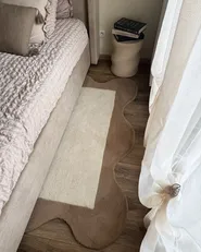 Teppich SANGHAR Beige 160 x 230 cm Wolle_1065277