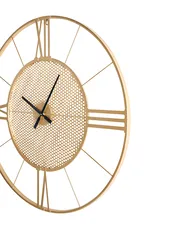 Wanduhr BLAMERE 80 cm Metall Gold_1019694
