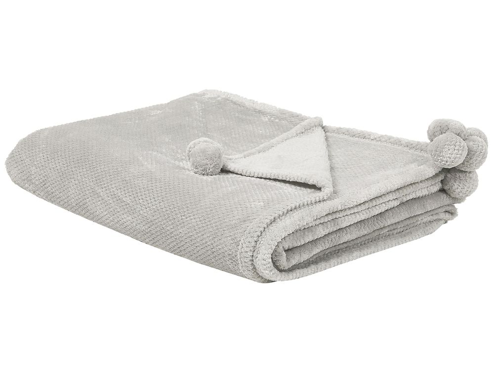 Couverture SAITLER 150 x 200 cm Gris clair