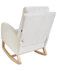 Schaukelsessel ALSTA Bouclé Cremeweiß_967613