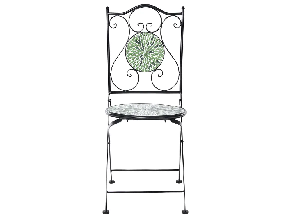 Bistro Set CIVATE Metall Schwarz_1066041