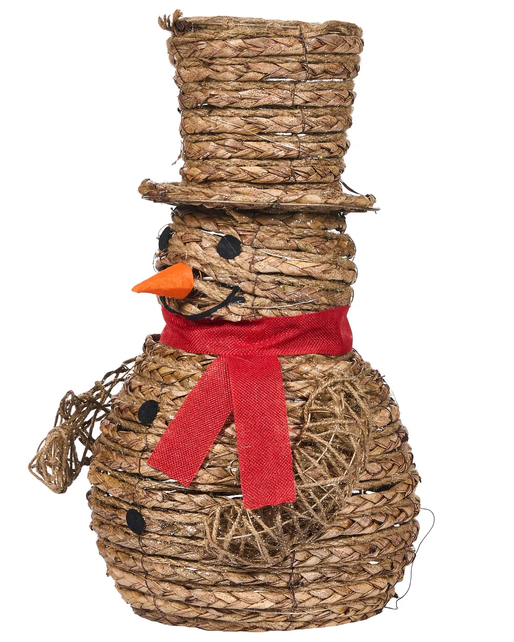 Weihnachtsdekoration LED OLAFSVIK 52 cm Schneemann Naturfarben_1015299