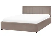 Bett mit Stauraum MONTLAUR Bouclé Taupe 160 x 200 cm_958601