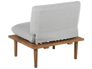 Lounge Set mit Tisch 2-Sitzer FRASCATI modular zertifiziertes Akazienholz Hellgrau_718982