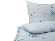 Duvet Cover Set EVERGREEN 220 x 240 cm Sateen Cotton Light Blue_815213