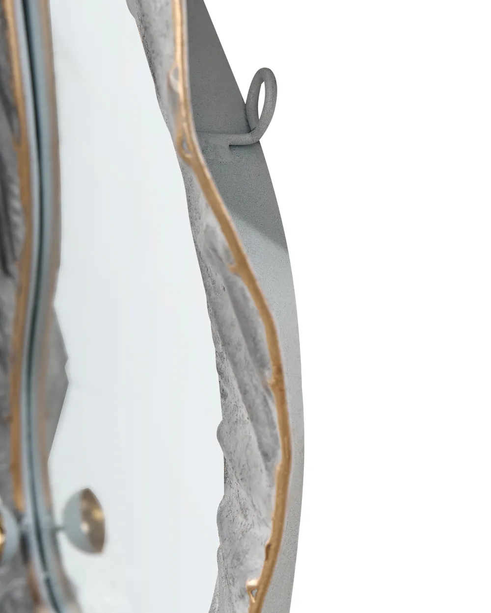 Wall Mirror LINAS 51 cm 67 cm Grey_1029871