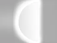 LED-Badezimmer-Spiegel LOUE 50 cm 100 cm Silber_894358