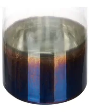 Blumenvase BHATURE 27 cm Glas Bunt_830421