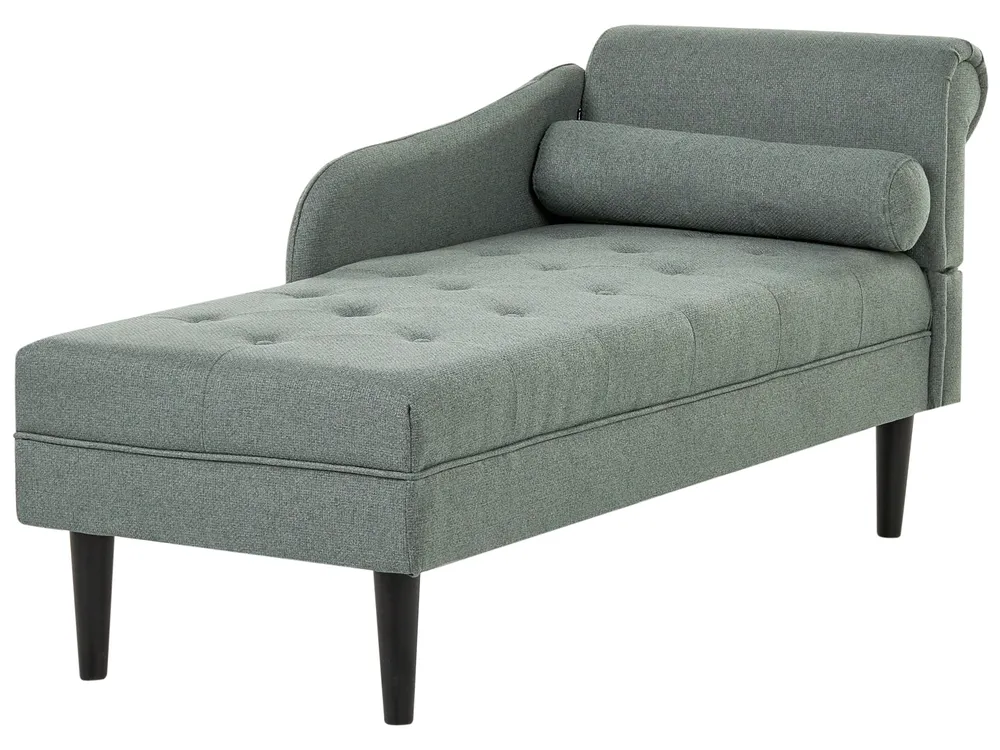 Rechtsseitige Chaiselongue YVOIRE Stoff Grün_1040394
