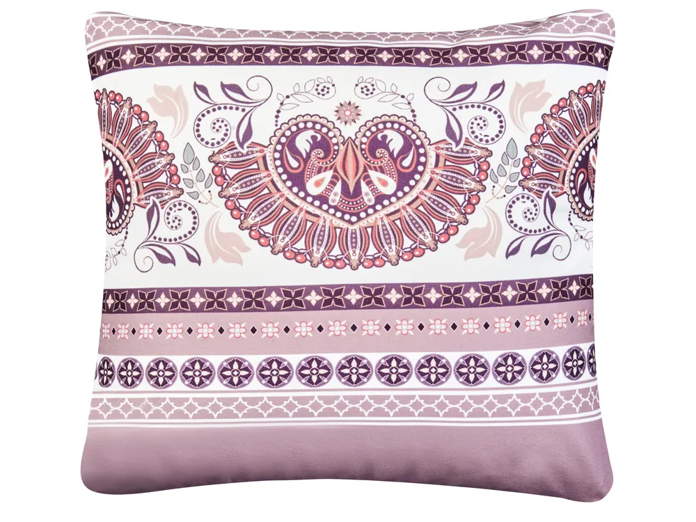 Gartenkissen 2er Set TVISTA Orientalisches Muster 45 x 45 cm Purpur_979857