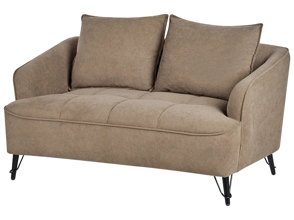 Sofa Set 5-Sitzer HOBRO Stoff Braun_949734