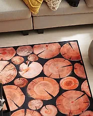 Rug KARDERE Brown 80 x 150 cm_1177791