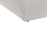 Ottoman Bed MOISSAC Fabric Light Grey 160 x 200 cm (EU King Size)_873961