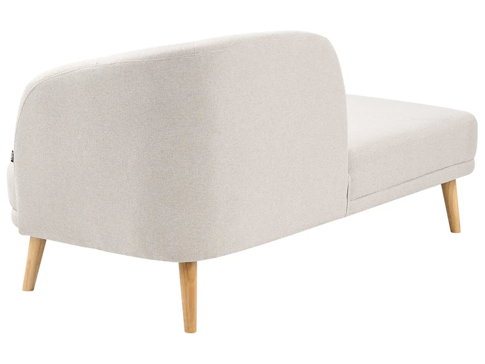 Right-Hand Chaise Longue TANLAY Fabric Light Beige_948404