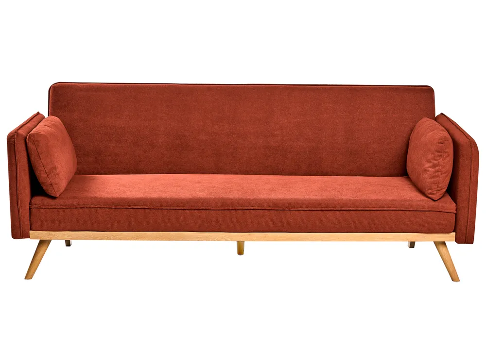 Schlafsofa ASAA Stoff Rot