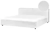 Wasserbett Bouclé LINARDS 180 x 200 cm Weiß