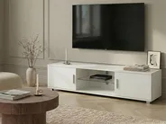 TV Stand with LED CHILLIWACK White_1030567
