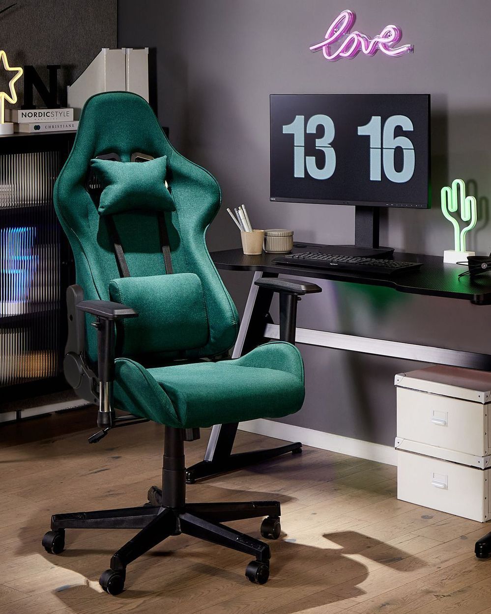 Gaming Chair WARRIOR Dark Green