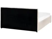 Postelja s prostorom za shranjevanje BOUSSE Knjižica Kremasto bela 140 x 200 cm_980051