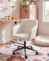 Desk Chair VENICE Boucle Off-White_1099841