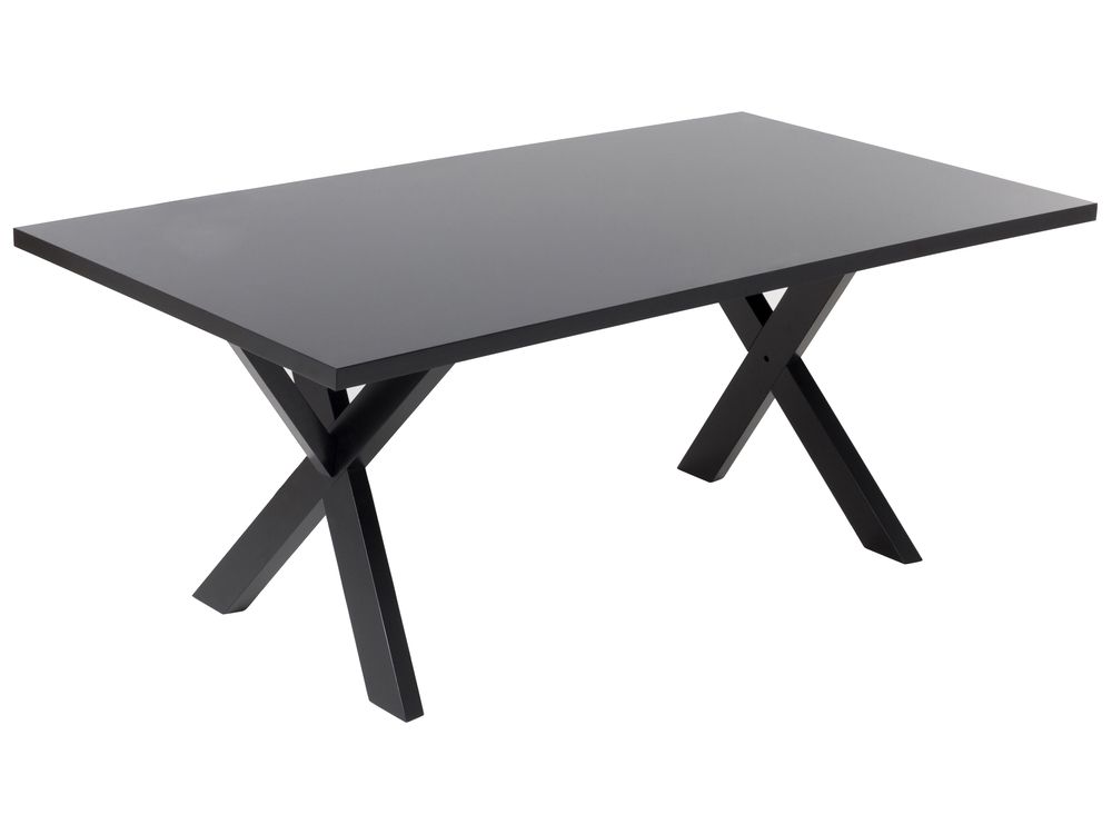 Dining Table LISALA Black 180 cm 100 cm