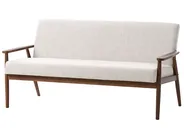 Sofa 3 Seater ESRUM Fabric Dark Brown/ Grey_1014670
