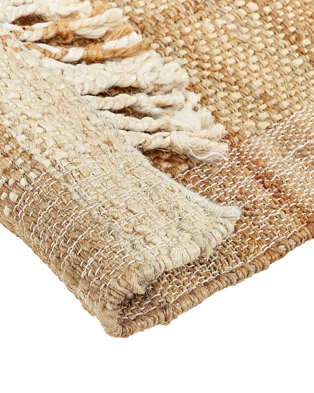 Teppich KARKIN Beige 80 x 150 cm Jute_846503