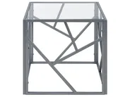 Side Table ORLAND Glass Silver_766624
