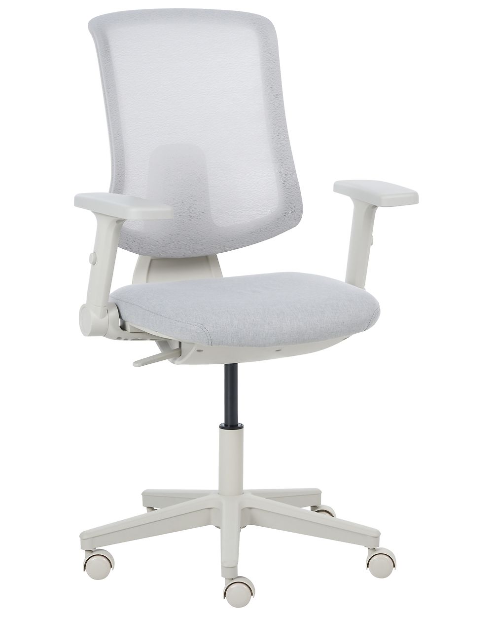 Chaise de bureau SERO Tissu Gris clair