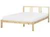 Bett mit Lattenrost Kiefernholz VANNES 140 x 200 cm Hellbraun