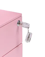 Büroschrank CAMI Metall Rosa_843913