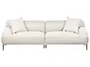 Sofa 3-Sitzer MATILA Stoff Hellbeige