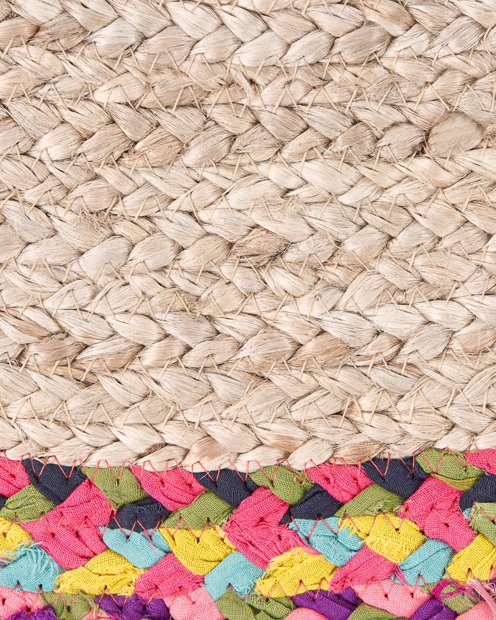 Teppich SATARA Bunt ø 120 cm Jute_1040455