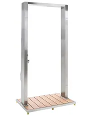 Freestanding Outdoor Shower SURAMA Silver_1079143
