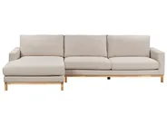 Ecksofa 4-Sitzer SIGGARD Stoff Hellbeige rechtsseitig_944903