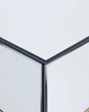 Beistelltisch VIVY Glas Silber verspiegelt_728605