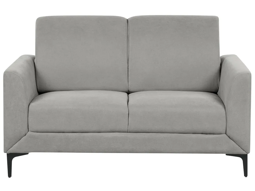 Sofa 2-Sitzer FENES Stoff Grau