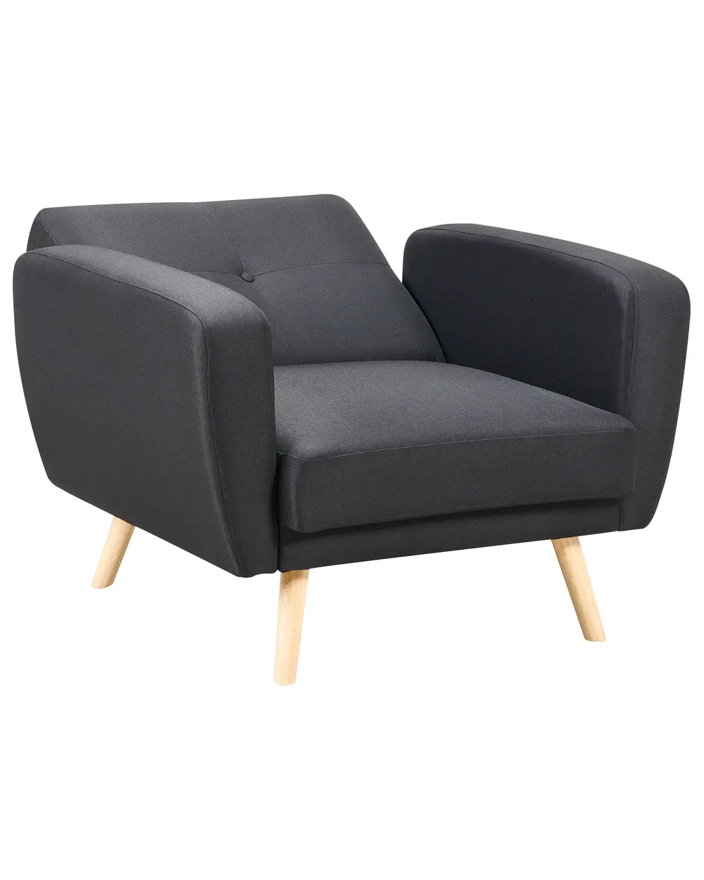 Recliner Chair FLORLI Fabric Black_704010