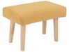 Hocker TAKOMA II Stoff Gelb