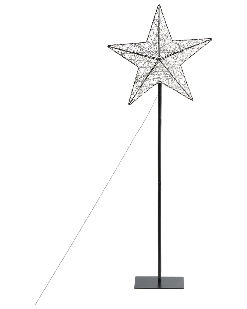 Outdoor Decoration LED SANNAN 110 cm Star Black_1031823