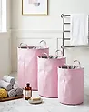 Aufbewahrungskorb 3er Set ARCHA Baumwolle Rosa